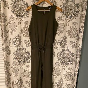 The North Face Olive Green Sleeveless Jumpsuit